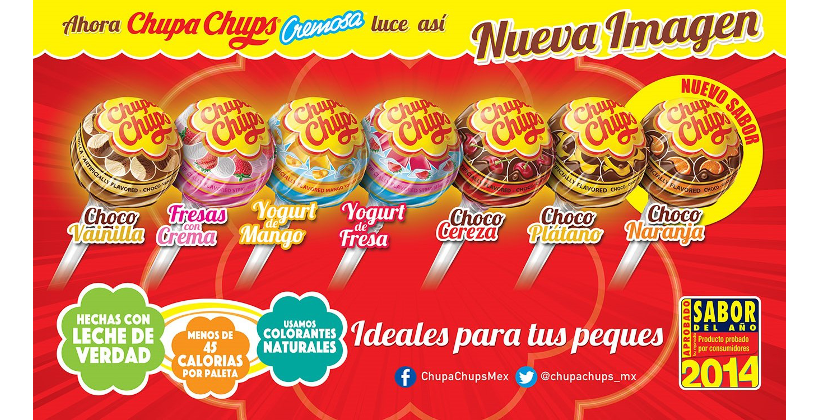 Chupa Chups, nuevo sabor, nueva imagen