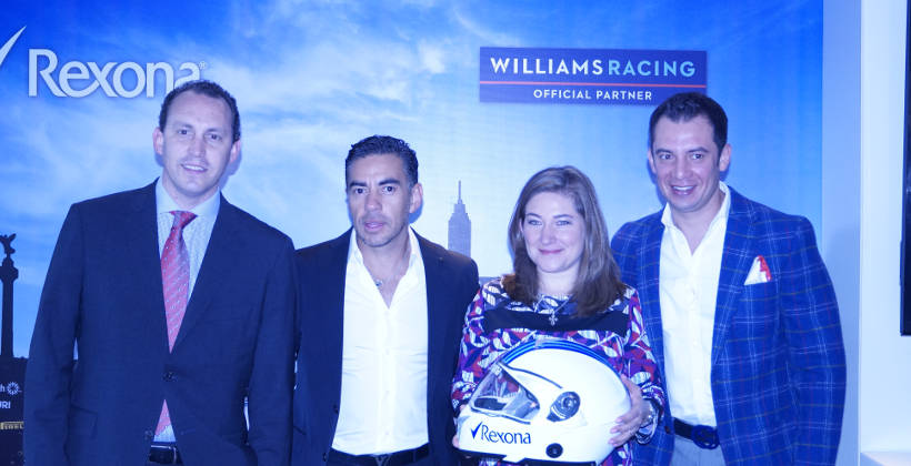 Rexona, patrocina a la Escudería Williams Racing