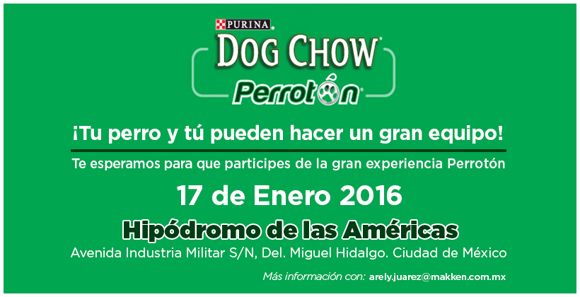 Dog Chow Perrotón, te espera este 17 de enero