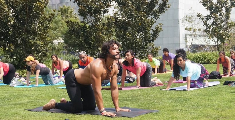 Garden Santa Fe, ofreció exclusiva clase de Yoga