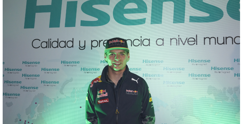 Hisense presenta su nueva  pantalla en el marco de la F1