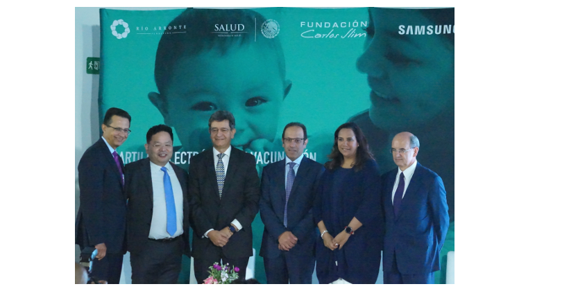 Samsung, Fundación Carlos Slim y la Secretaría de Salud, promueven la nueva vacunación en México
