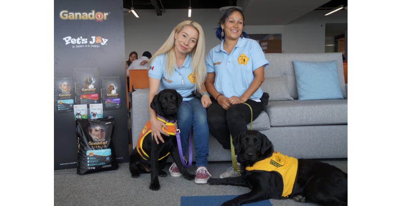 Ganador y Bocalán hacen alianza en el adiestramiento de perros de asistencia