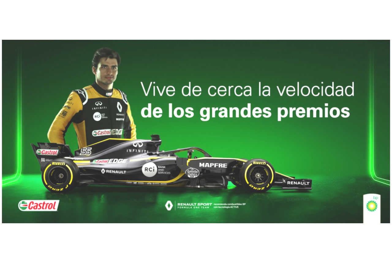 BP y CASTROL patrocinan el Renault Sport Team de Fórmula 1