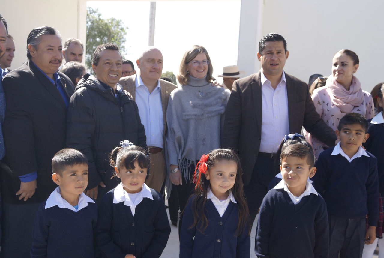 Ferrero de México y el Gobierno de Guanajuato rehabilitaron las instalaciones de la Escuela  “Narciso Mendoza”