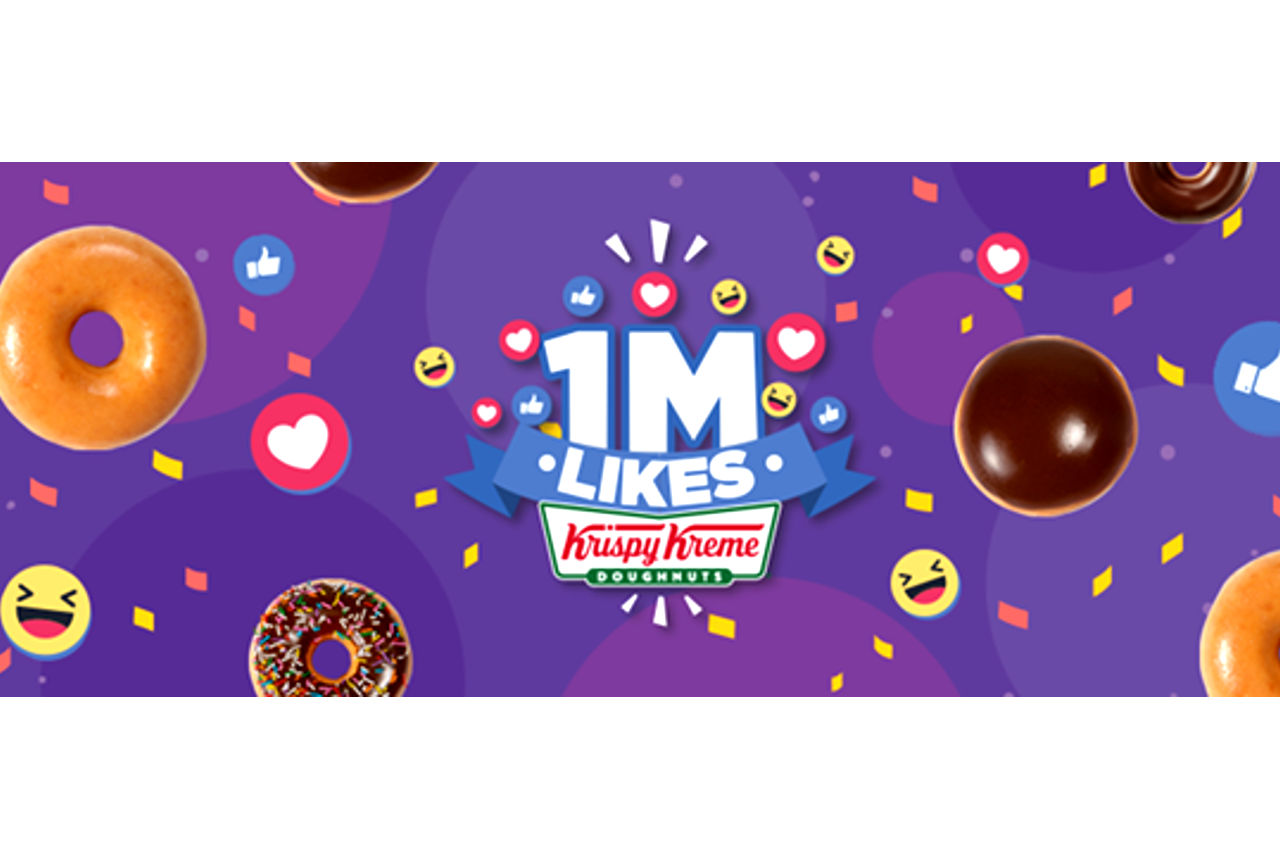 Krispy Kreme conquistó el 1er millón de likes en Facebook y organiza el Doughnut Rally