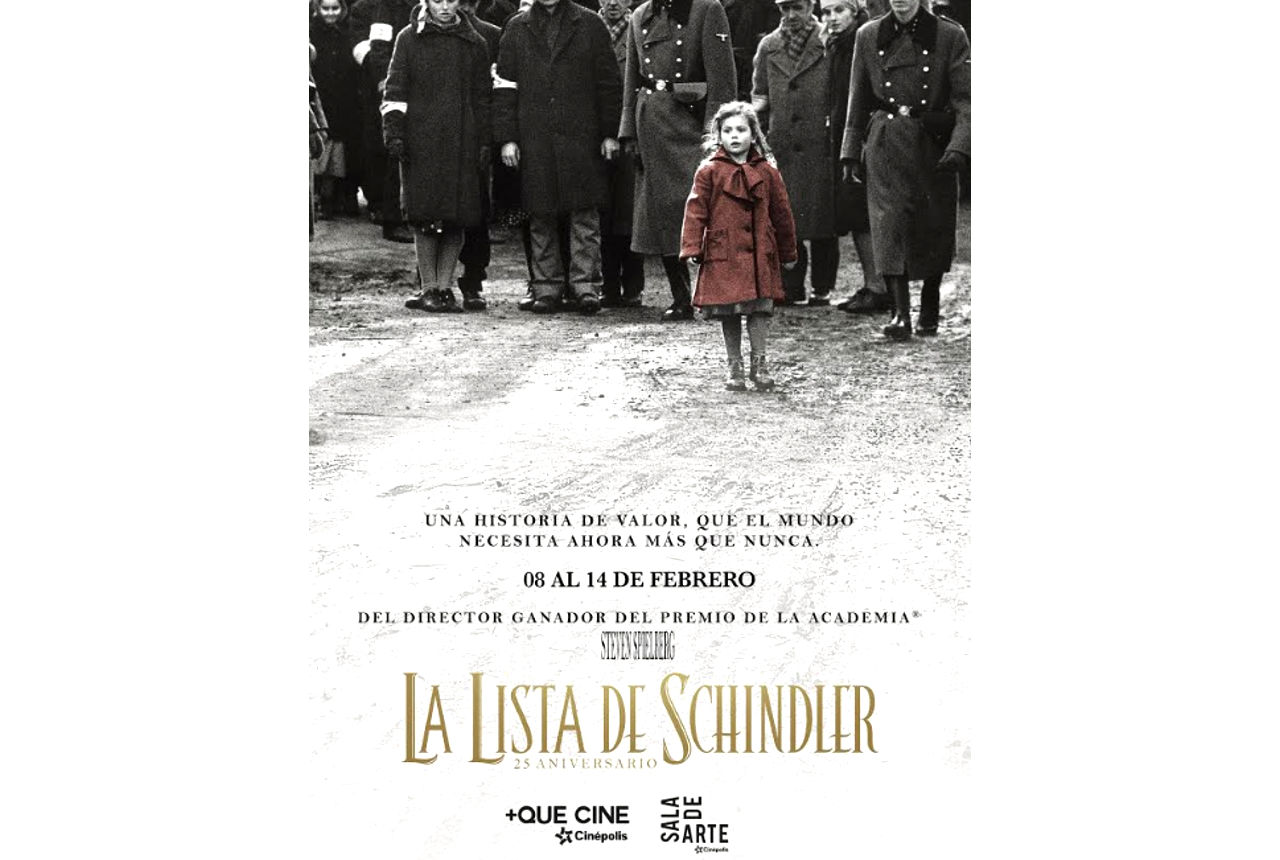 Cinépolis re-estrena ‘La Lista de Schindler’ del 8 al 14 de febrero