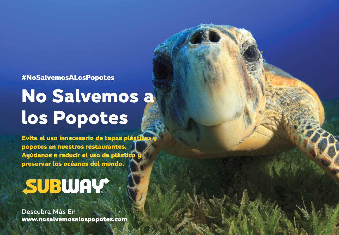 Subway lanza campaña: #NoSalvemosALosPopotes