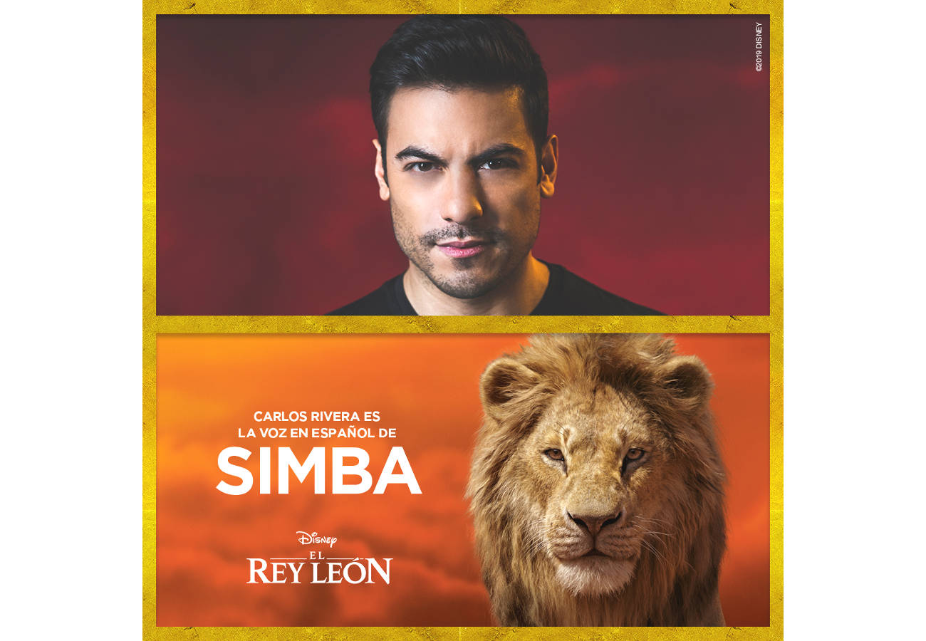 EL REY LEÓN regresa a la pantalla grande y Carlos Rivera le da voz a Simba  (19 de Julio)