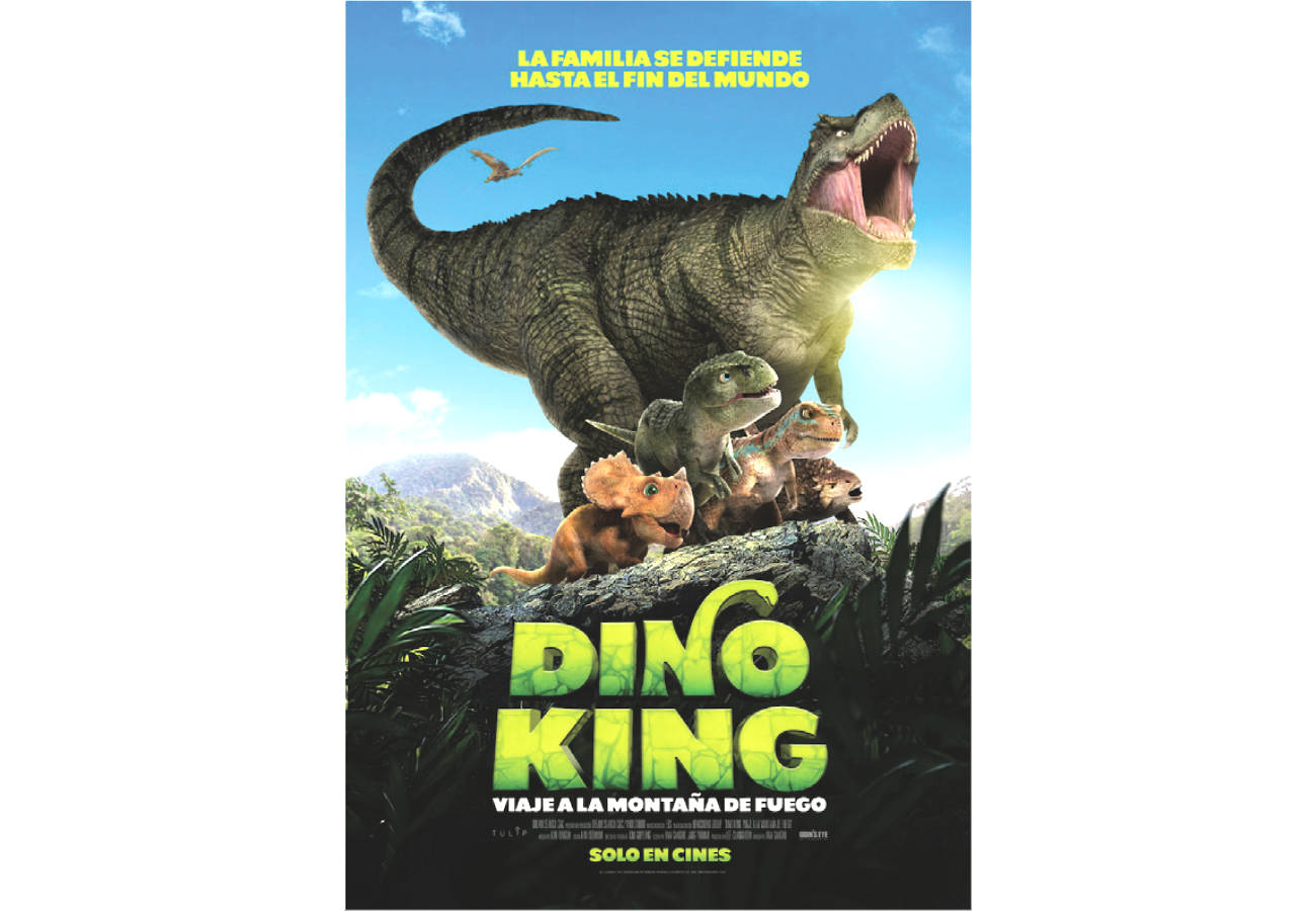 Grupo FILA Dixon presenta, la película: ‘Dino King, viaje a la montaña de fuego’