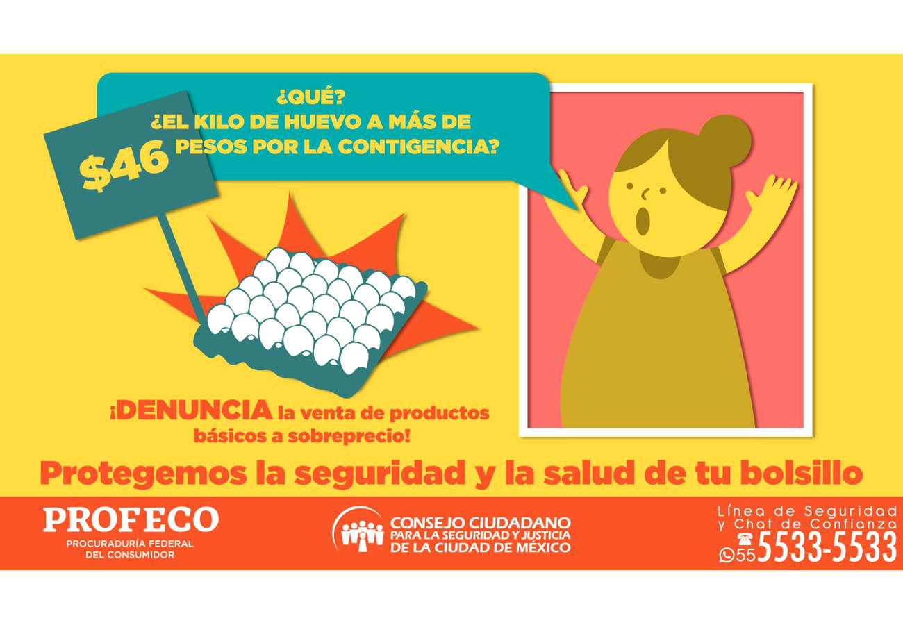 PROFECO busca evitar el aumento injustificado de precios por COVID-19