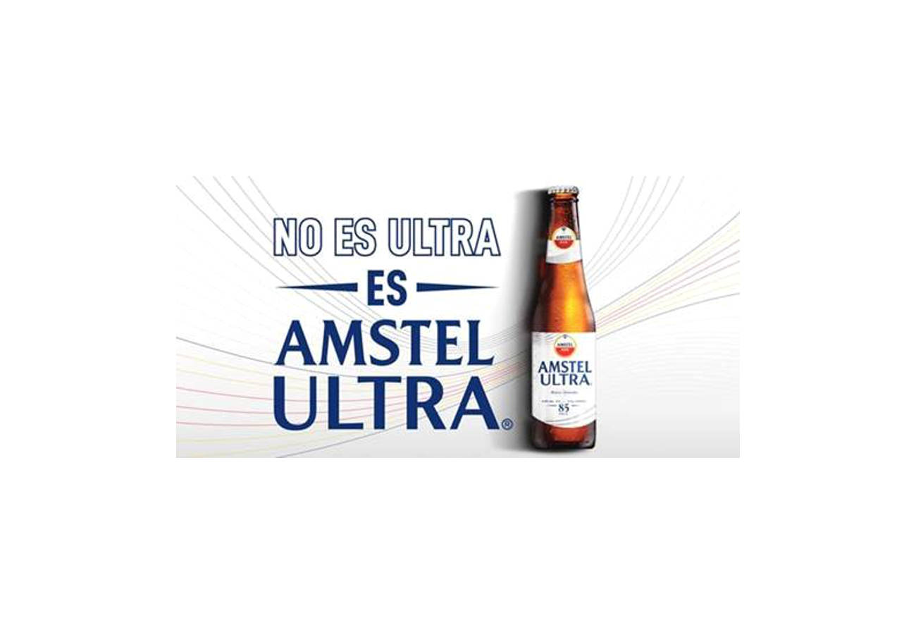 Amstel ULTRA cerveza ligera, dentro de la categoría premium, baja en calorías, es lo de hoy1