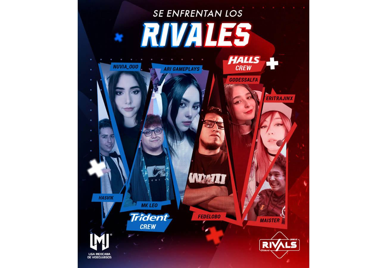 Trident y Halls, presentan #Rivals2020, en el Día Mundial de los Videojuegos