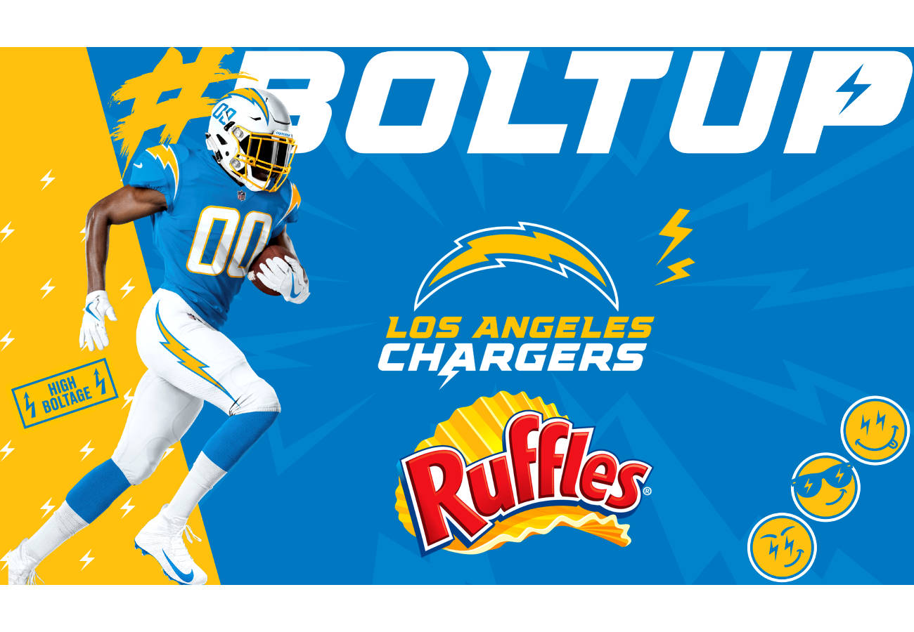 Ruffles te invita a diseñar chamarra L.A. Chargers. edición especial