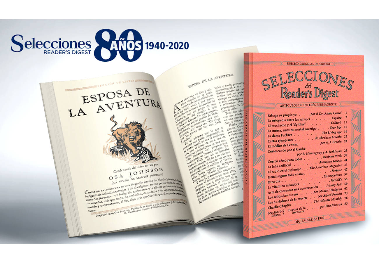 Selecciones Reader’s Digest celebra 80 años. . . historia, constancia y ejemplo