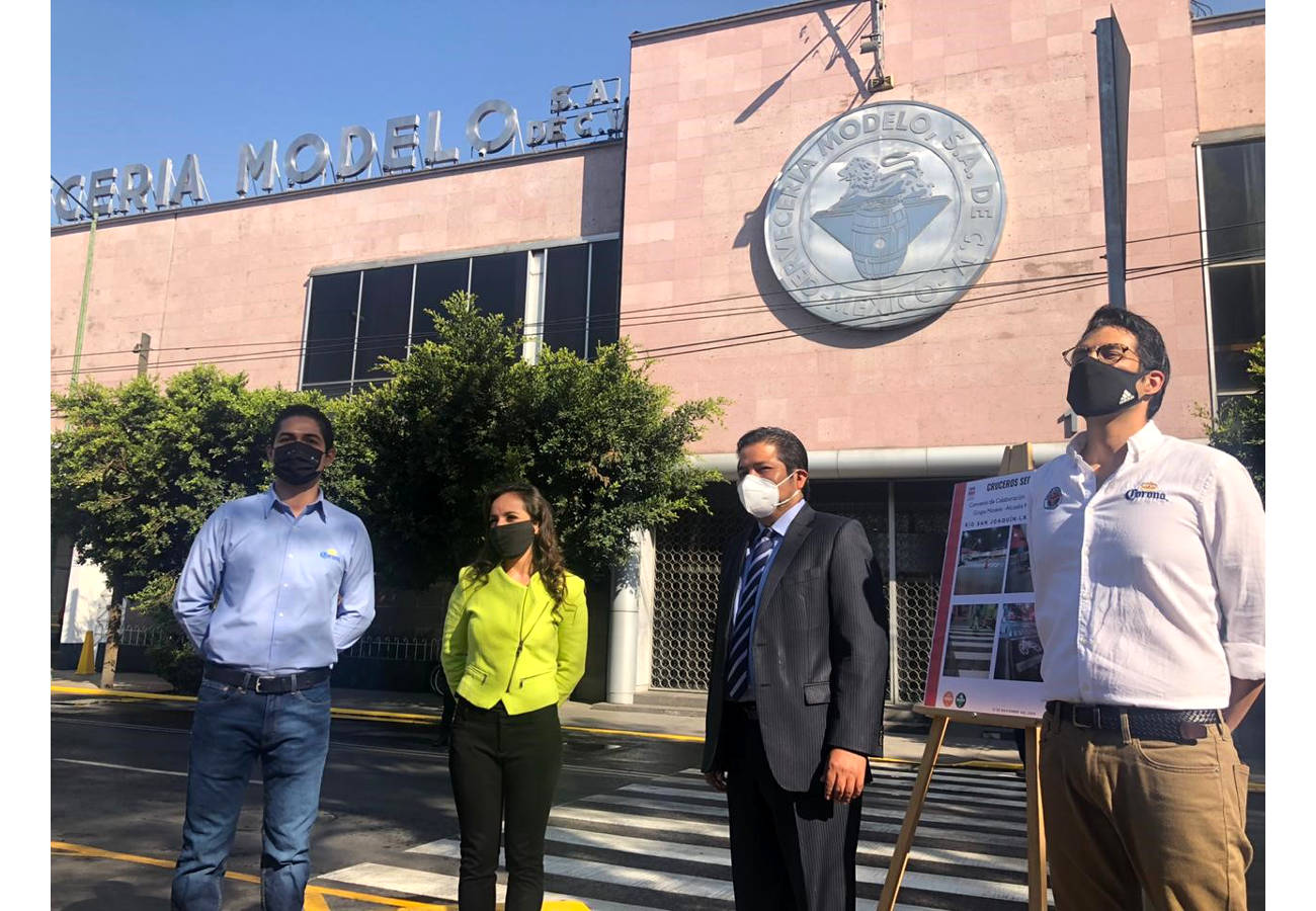 Grupo Modelo entrega obras viales a la Alcaldía Miguel Hidalgo - Conexion  360