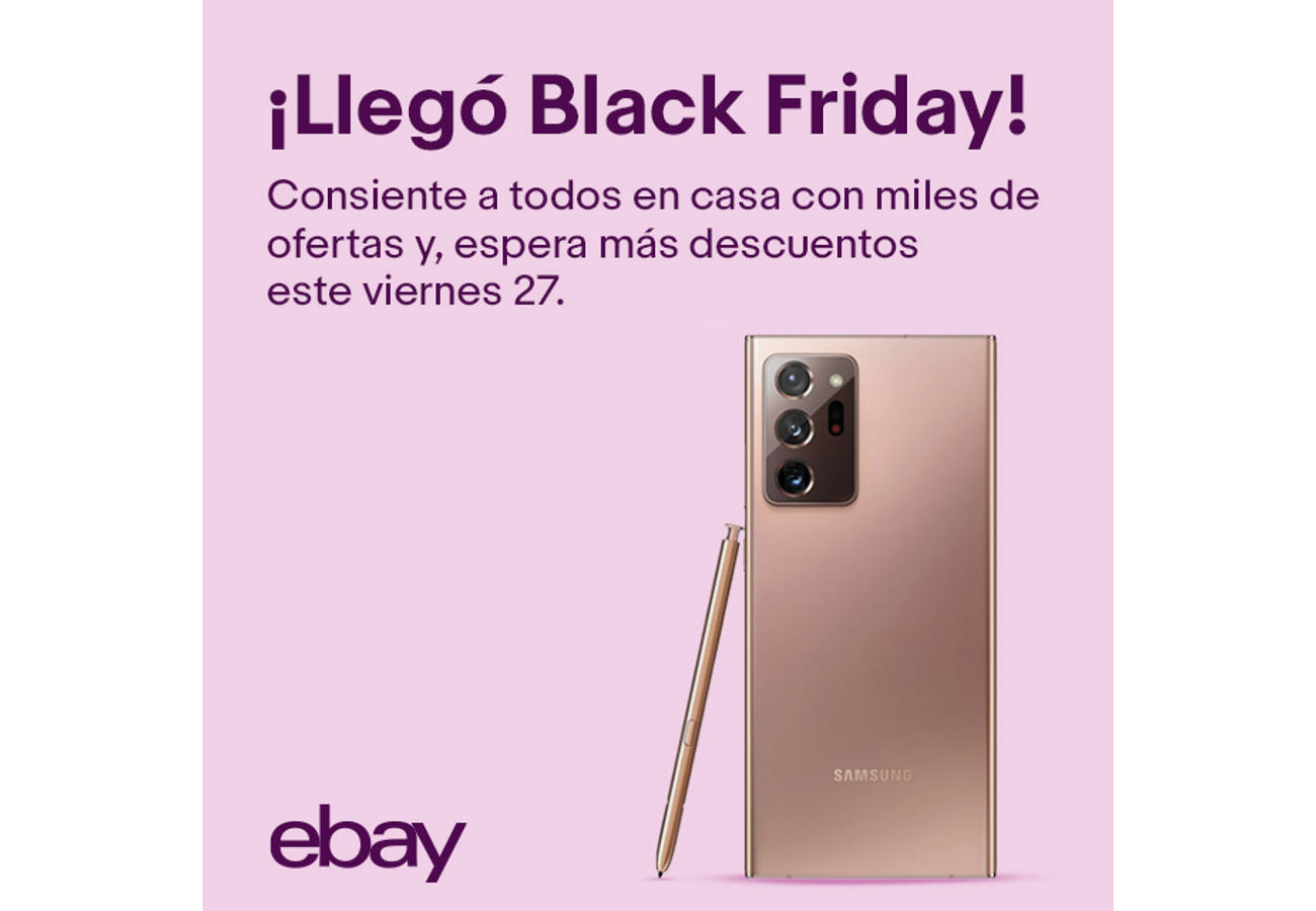 eBay listos los descuentos para el Black Friday 2020