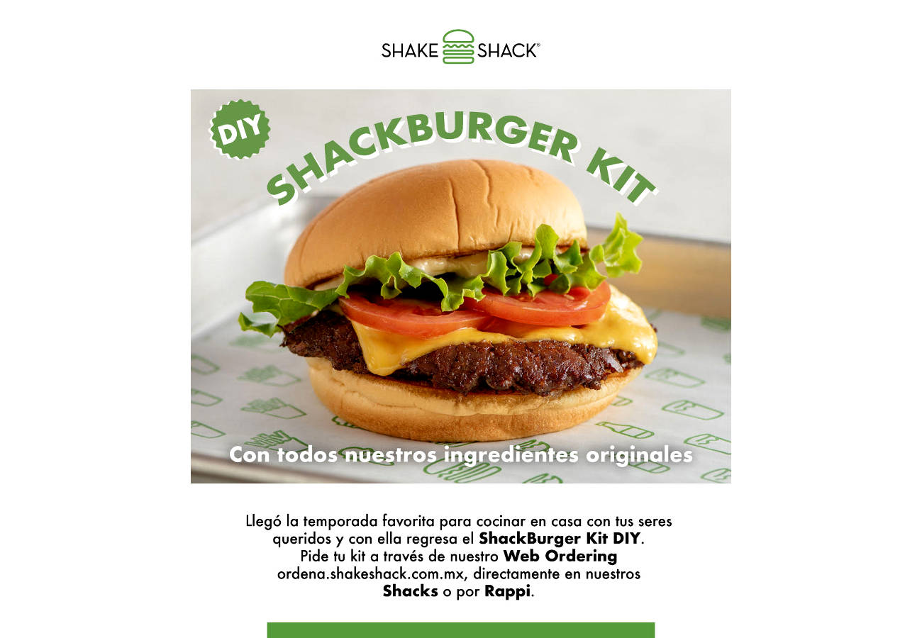 Shake Shack trae de vuelta el ShackBurger Kit DIY para preparar en casa