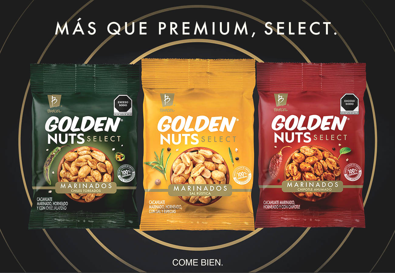 Barcel continúa innovando su portafolio de productos: Golden Nuts