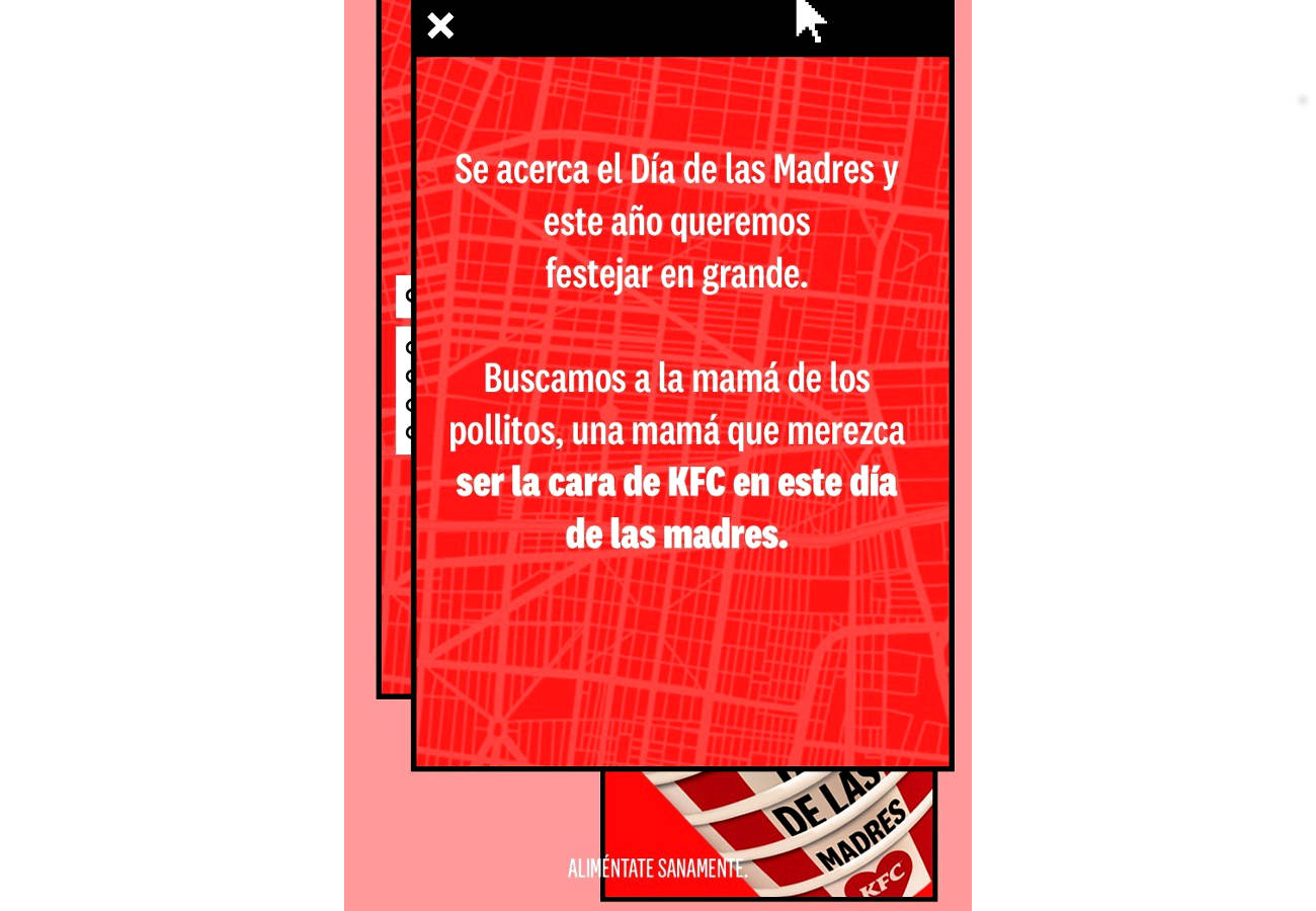KFC busca a una mamá para convertirla en el nuevo rostro de la marca