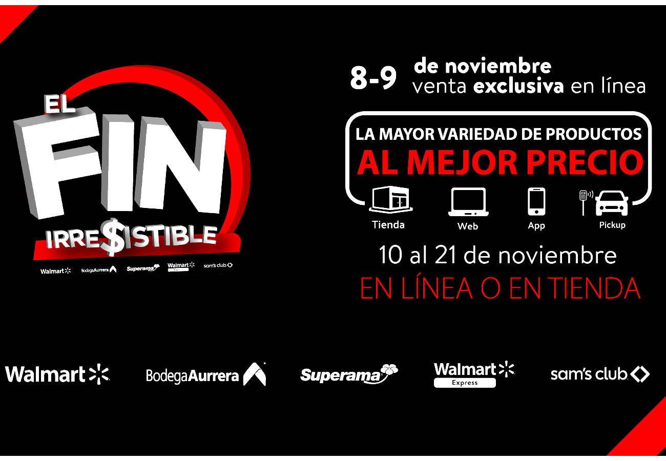 Walmart de México y Centroamérica presenta su tercera edición de “El Fin Irresistible”