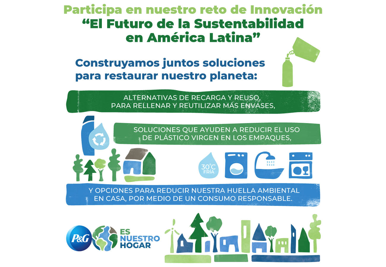 P&G invita a startups a participar en su reto:“El Futuro de la Sustentabilidad en América Latina”