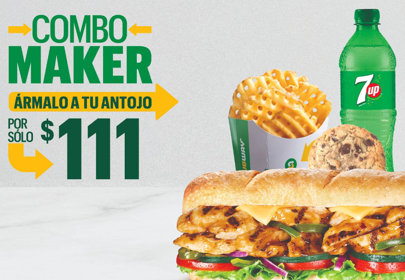 Subway presenta el nuevo “Combo Maker”
