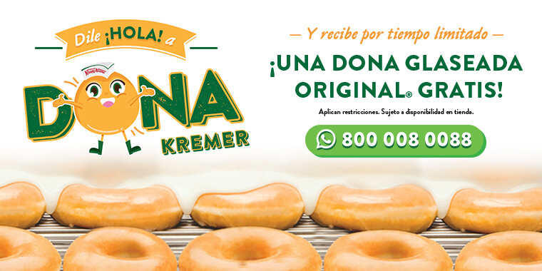 Krispy Kreme celebra su nuevo modelo de pedido vía WhatsApp