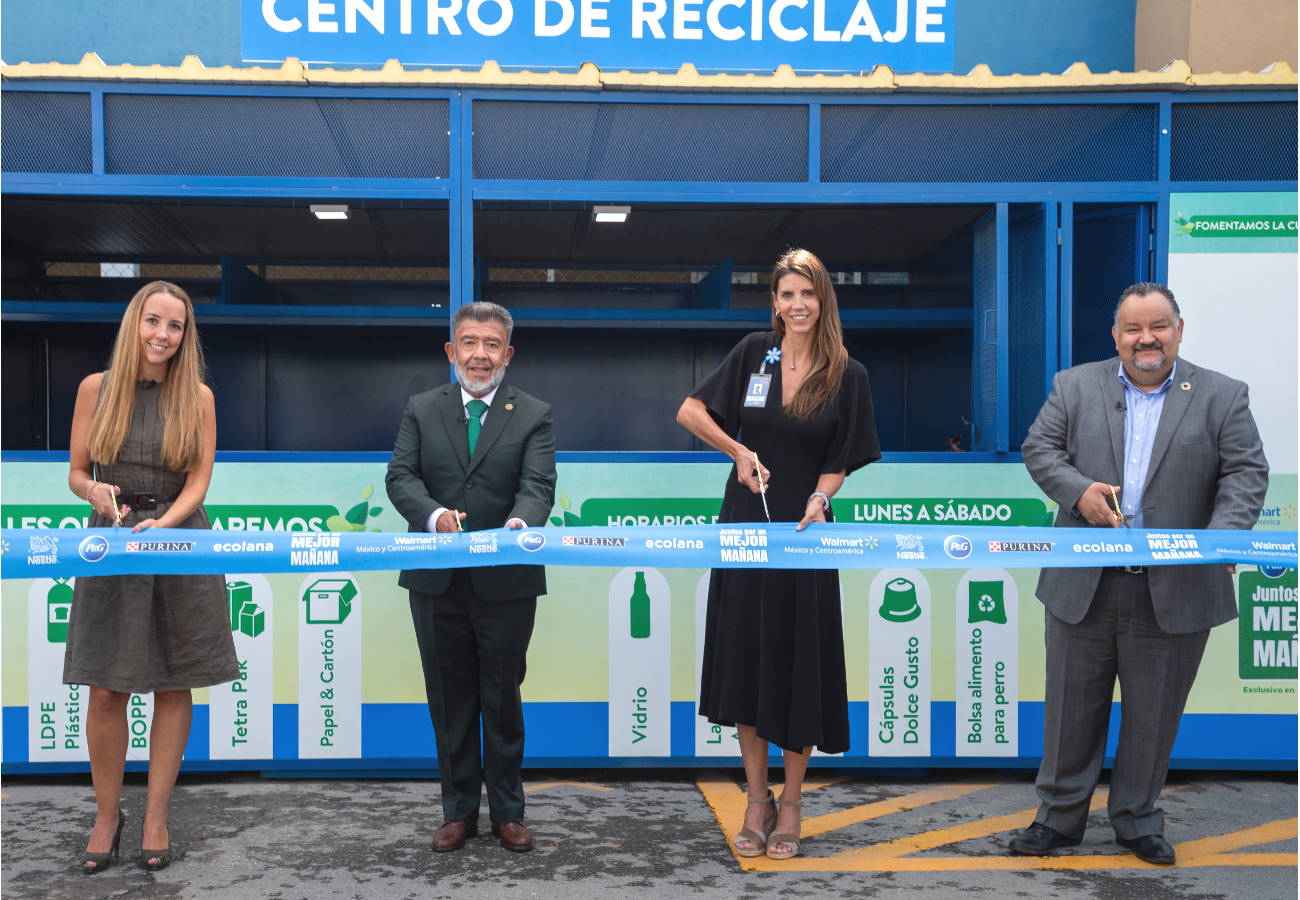Nestlé, P&G, Walmart y Ecolana inauguran Centro de Reciclaje