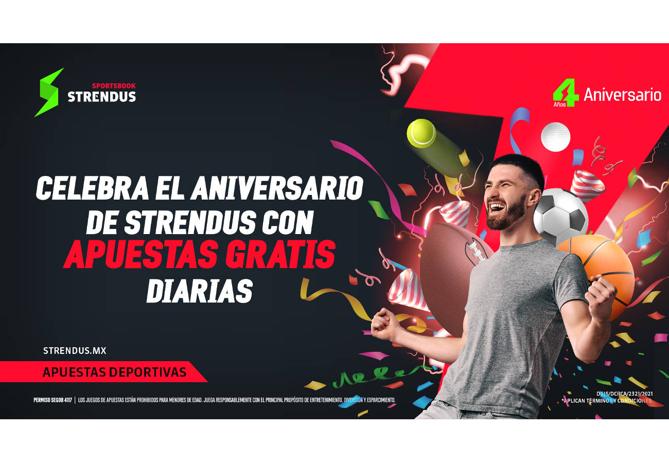 Strendus, el casino y casa de apuestas deportivas, festeja su cuarto aniversario