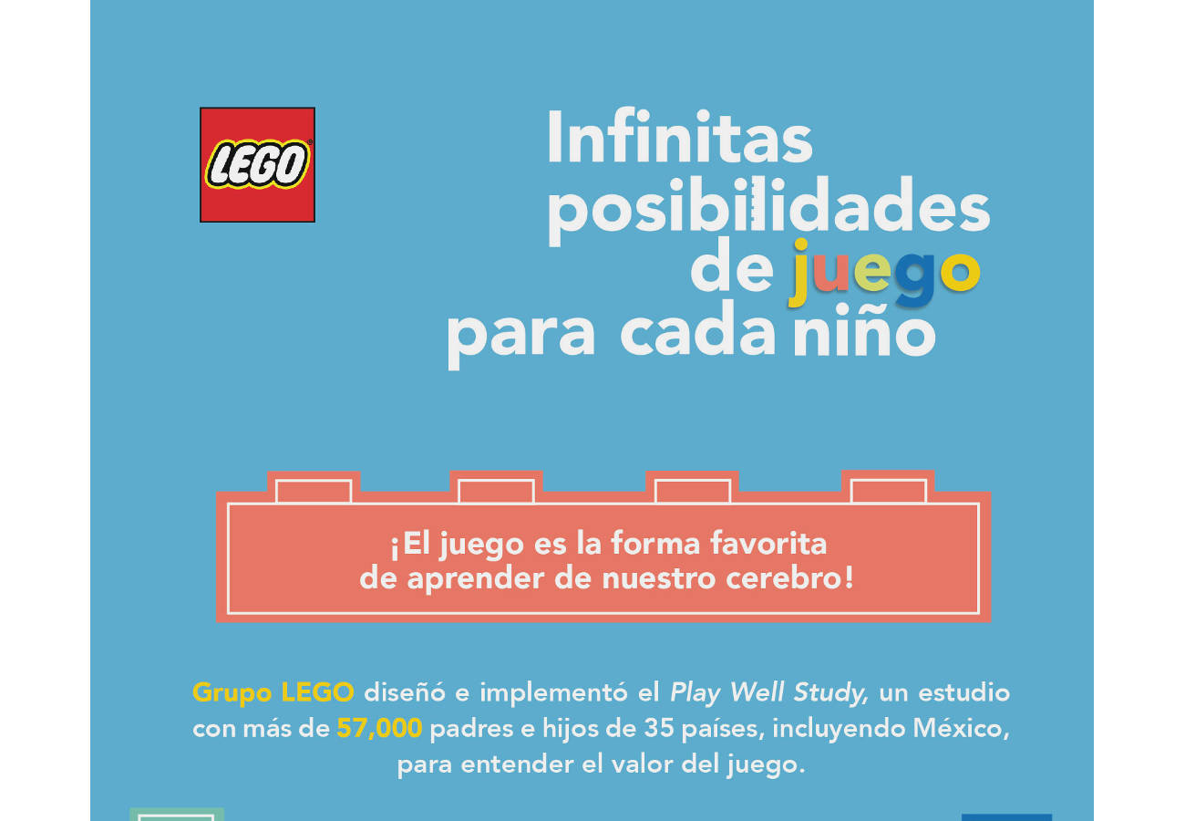 El Grupo LEGO señala que a los niños mexicanos les encanta aprender a través del juego