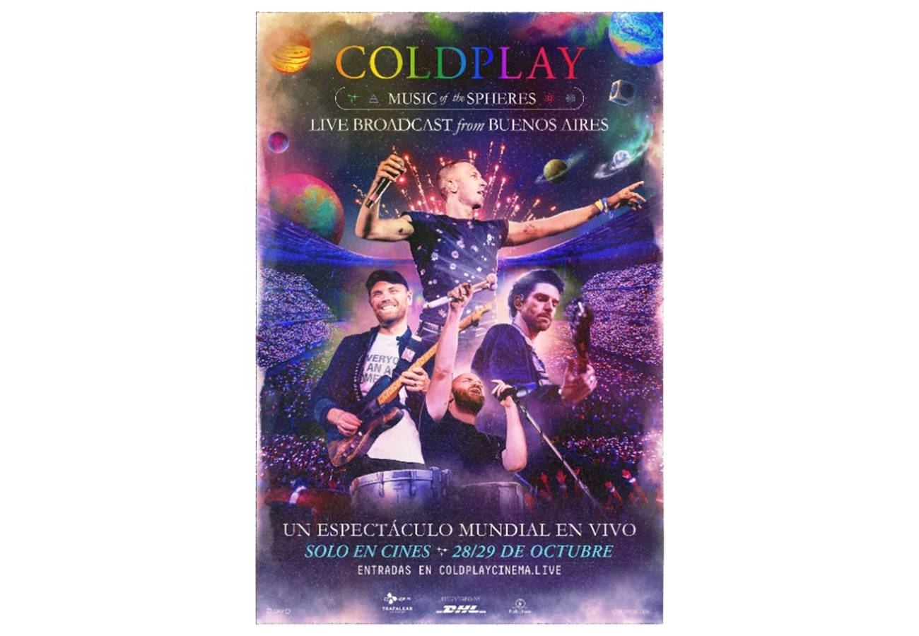 Cinépolis +QUE CINE, trae a la pantalla grande la gira mundial de Coldplay