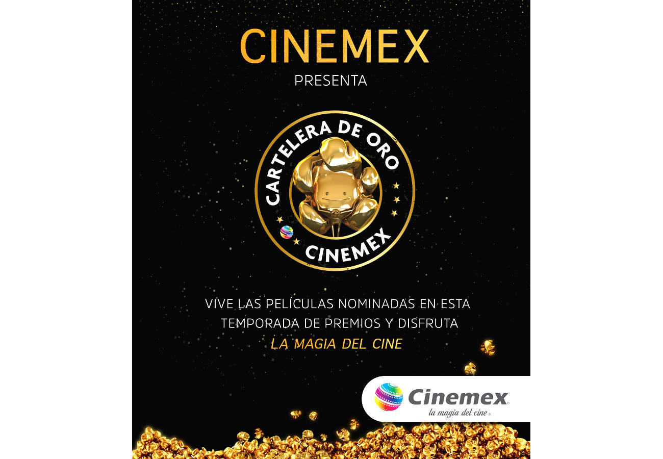 Cinemex presenta su cartelera de oro y las películas galardonadas del año