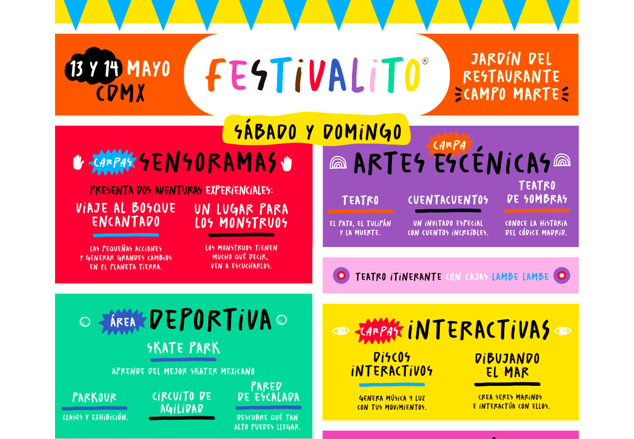 Festivalito, el primer festival en Latinoamérica dirigido 100% al público infantil