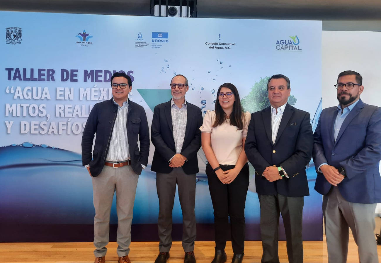 Taller de medios  “Agua en México: mitos y realidades”, Consejo Consultivo del Agua y Agua Capital