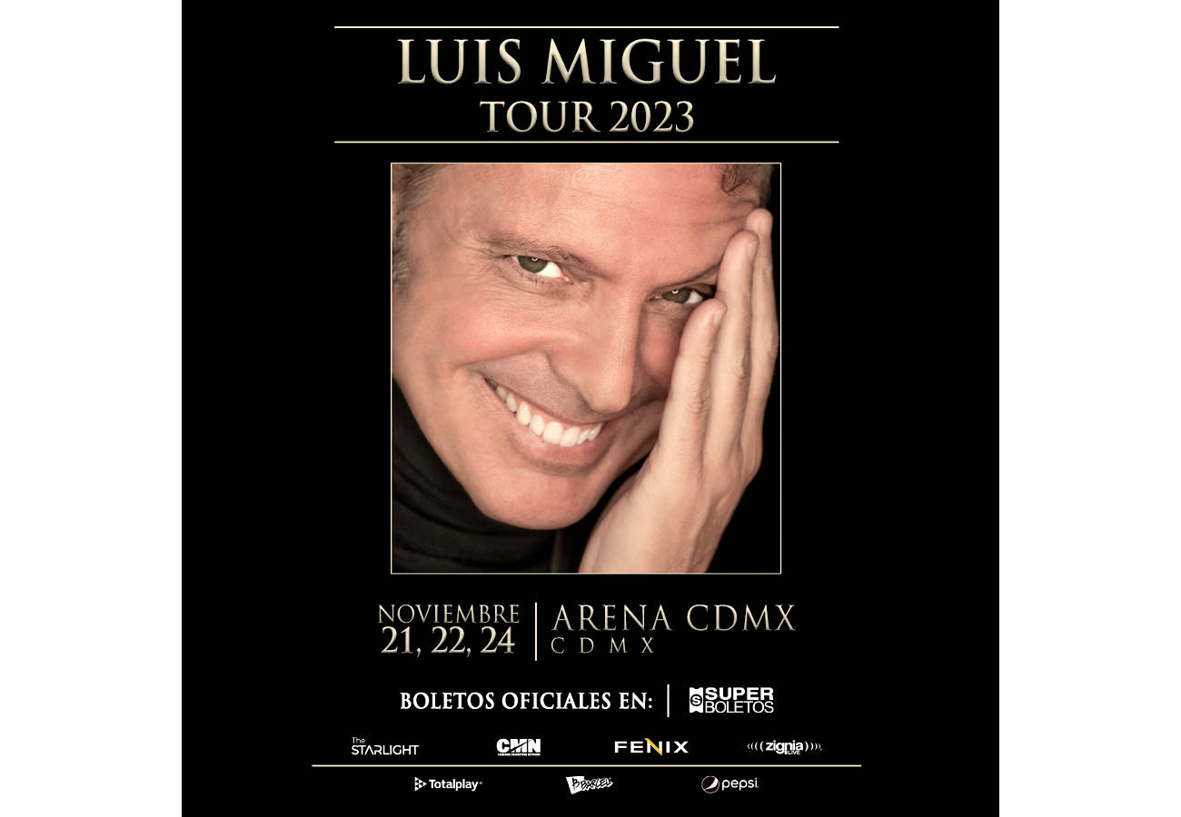 El Sol de México presenta su nueva gira: LUIS MIGUEL TOUR 2023