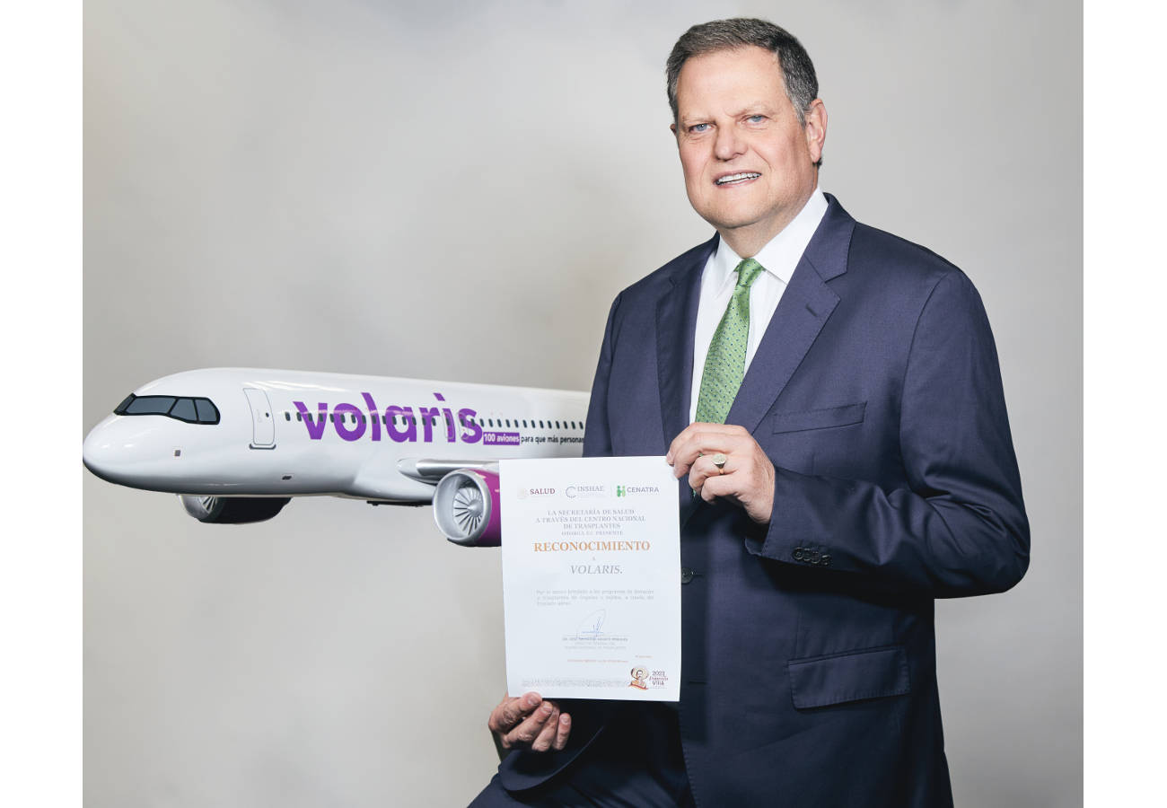 Volaris fue reconocida por el apoyo que brinda a sus programas de donación y trasplantes