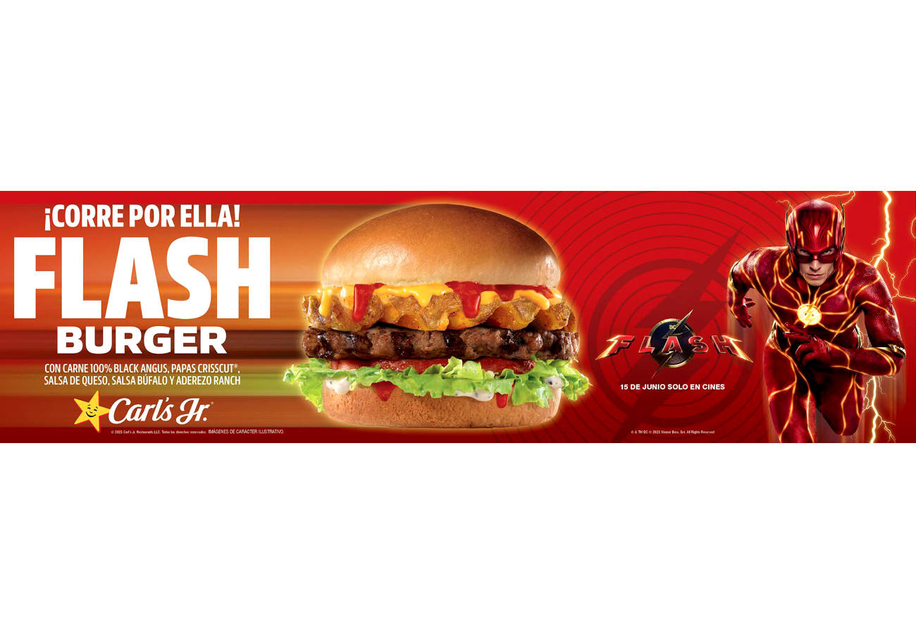 Carl’s Jr. presenta la nueva Flash Burger