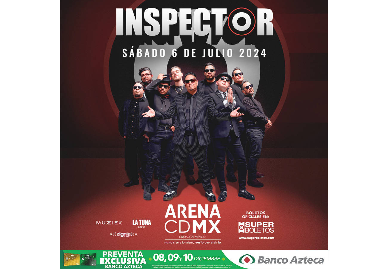 El Inspector regresa al escenario en la Arena Ciudad de México: 6 de julio