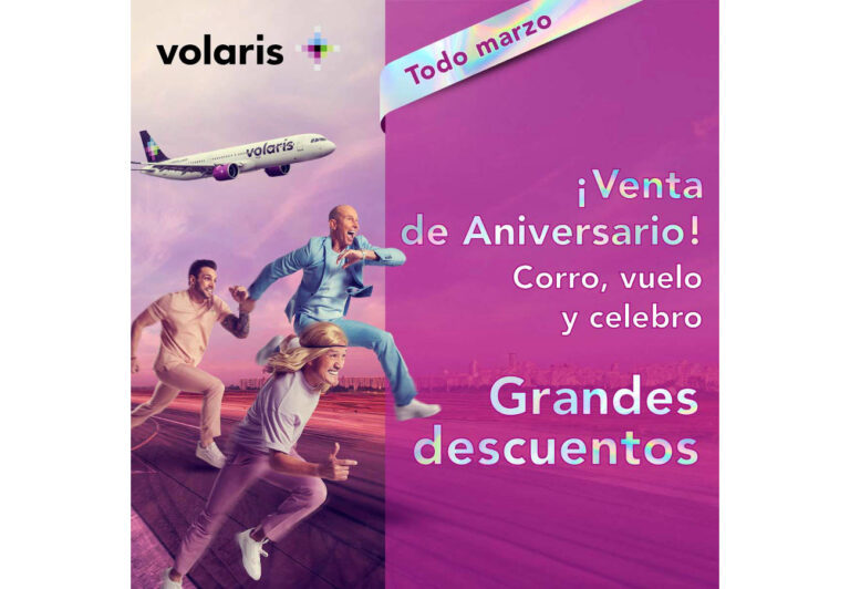 Volaris presenta campaña de aniversario: “corre, vuela y celebra”