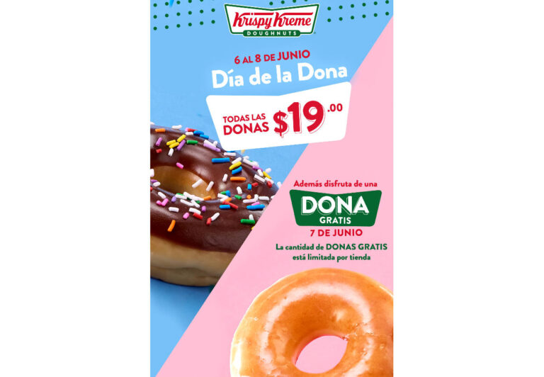 Krispy Kreme celebra su Día de la Dona 7 de junio