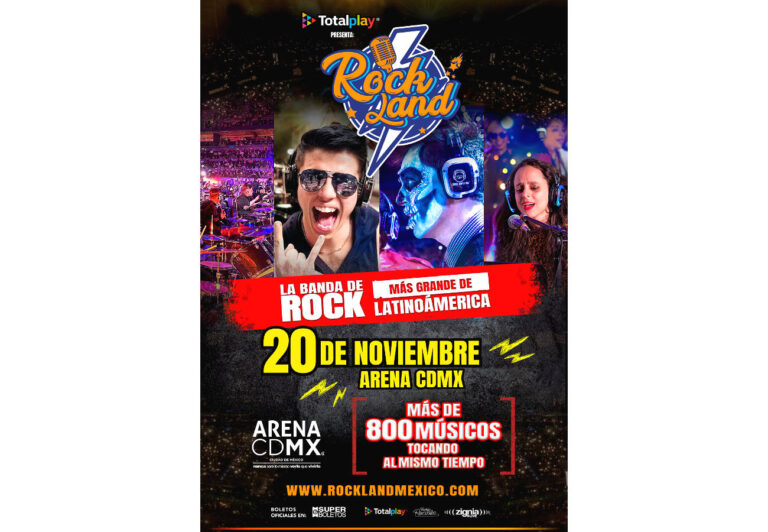 ROCKLAND MÉXICO en concierto 20 Noviembre en la ARENA CDMX