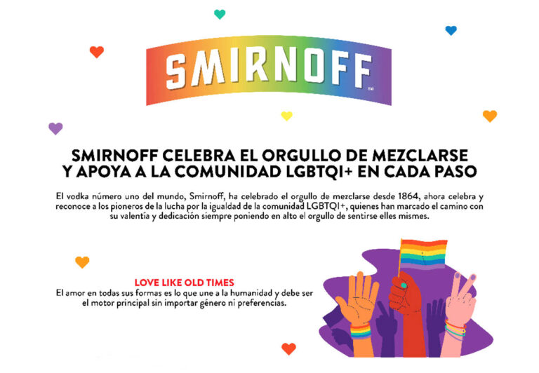 Smirnoff celebra el orgullo de mezclarse