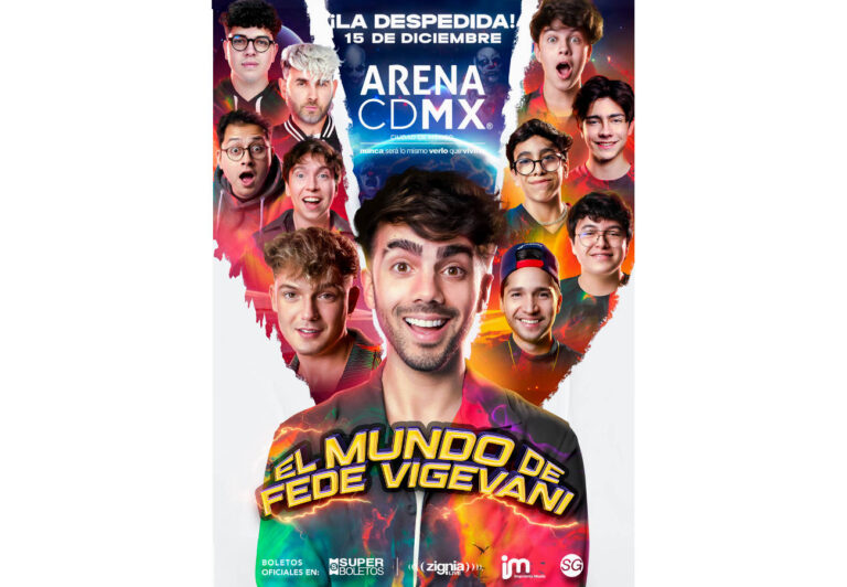 Fede Vigevani y sus amigos anuncian fecha en la Arena CDMX, diciembre 2024