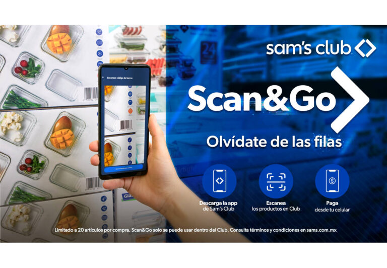 Scan & Go! de Sam’s Club, no hagas filas