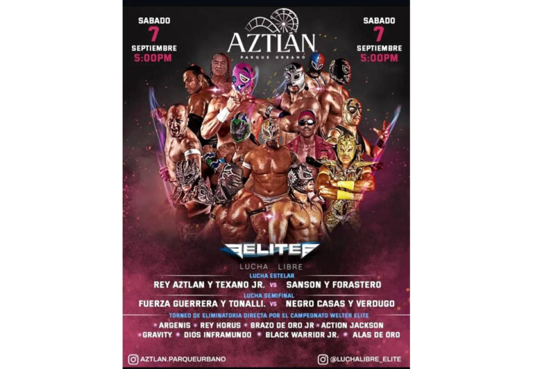 Aztlán Parque Urbano y Lucha Libre Elite anuncian Sold Out para su Gran Pelea