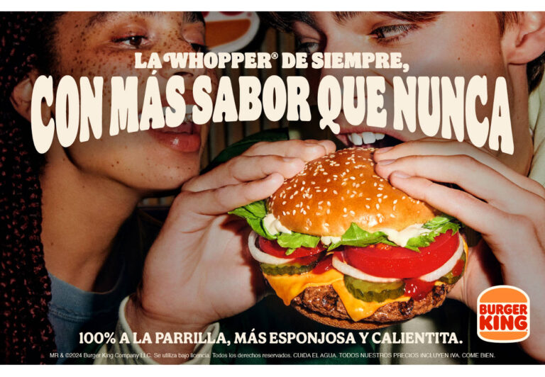 Un clásico reinventado: Burger King presenta la nueva Whopper con más sabor que nunca