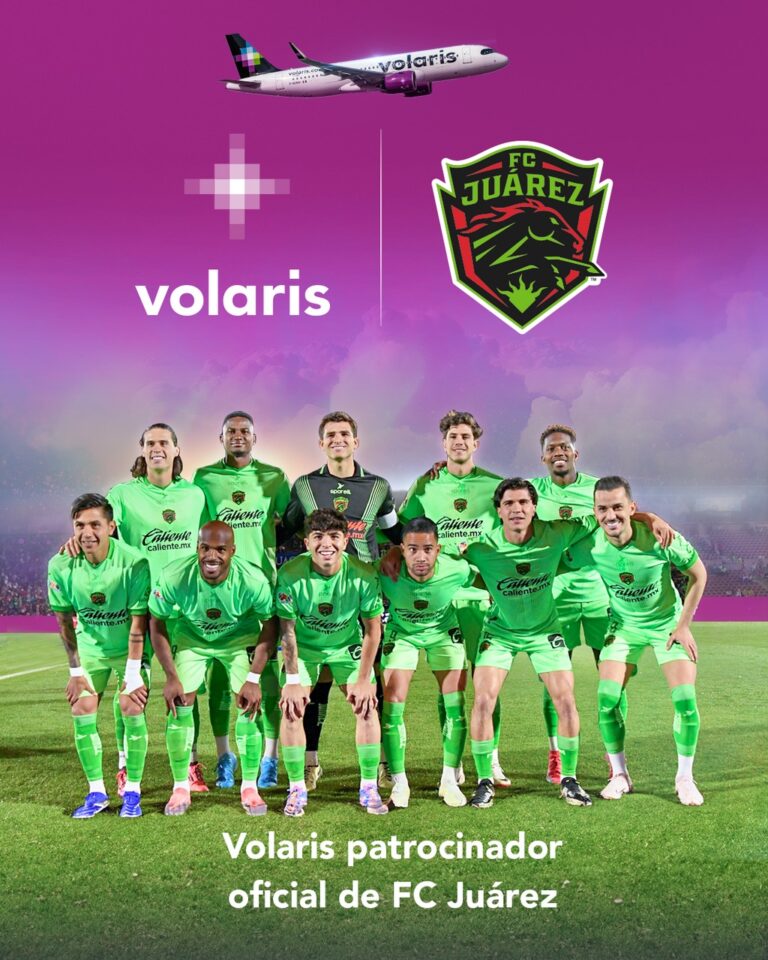 Volaris anuncia alianza con el equipo de futbol FC Juárez de cara al Apertura 2025