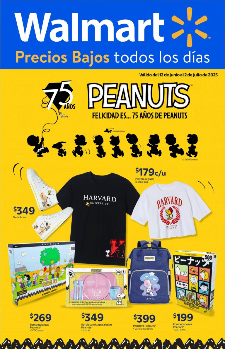Snoopy llega a Walmart con una gran colección