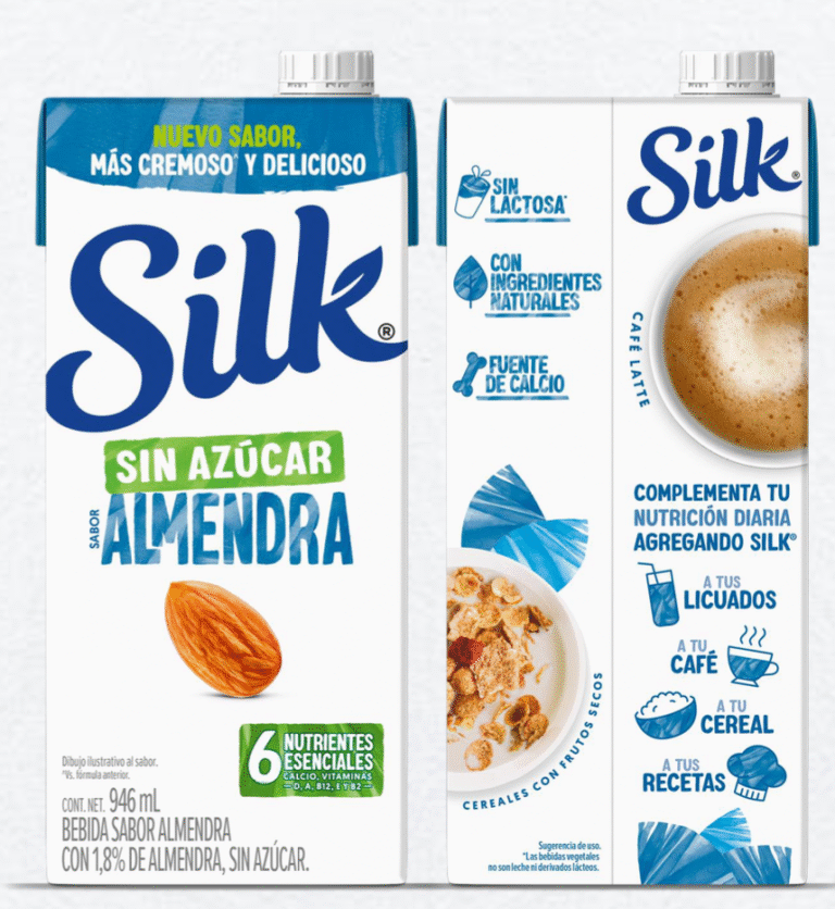 Silk ofrece una experiencia superior de sabor, más cremoso, delicioso y seis nutrientes esenciales